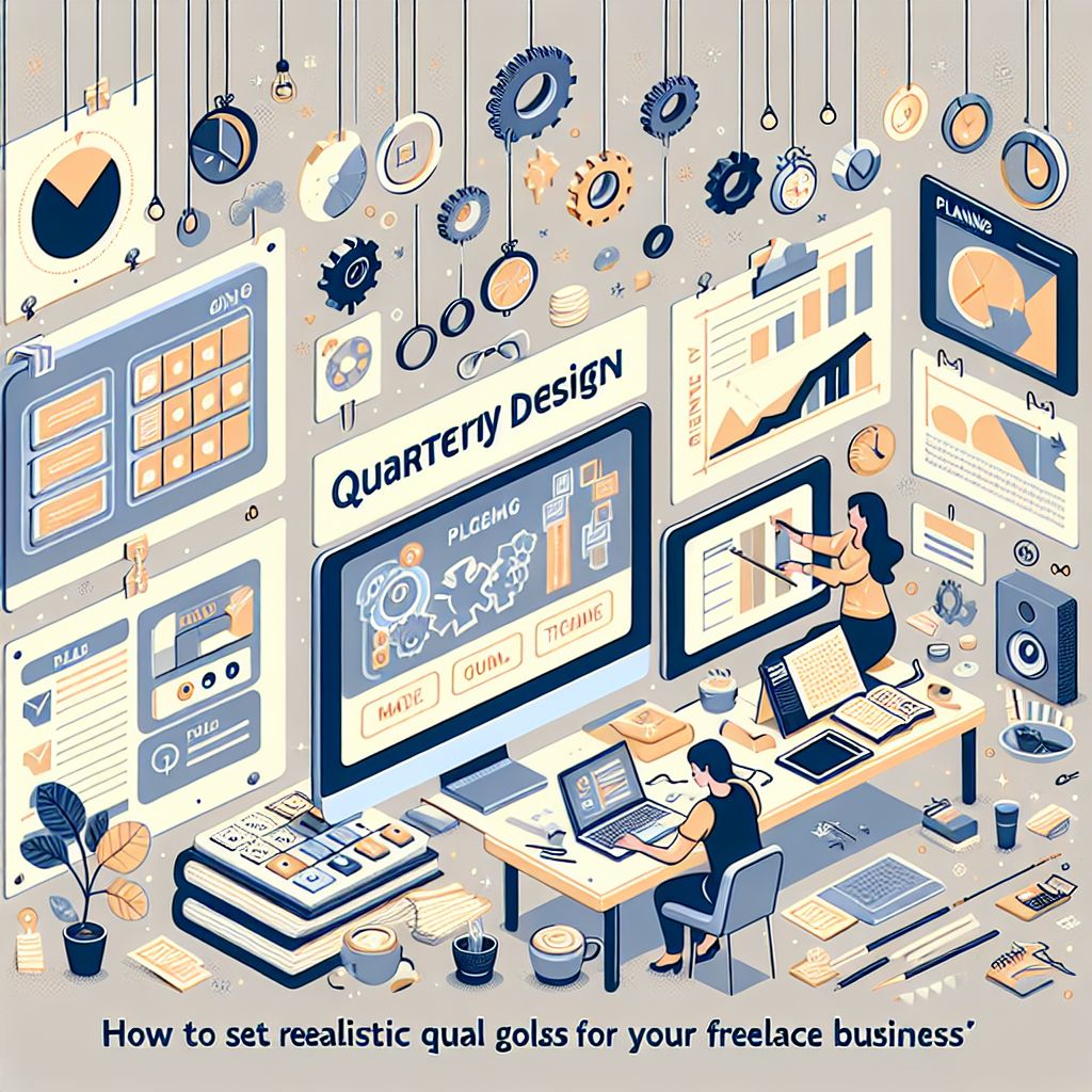 Como Estabelecer Metas Trimestrais Realistas para Freelancers e Autônomos
